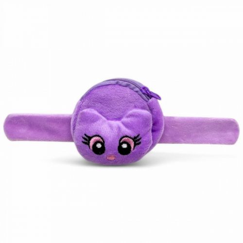 Уцінка.  Браслет-ломашка з монетницею, бузковий Сліди від клею  мініатюра фото 1