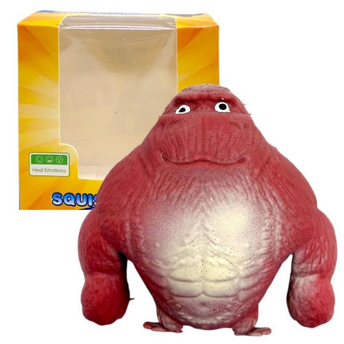 Іграшка антистрес "Кінг-Конг" 9,5 см (ЧЕРВОНИЙ)  мініатюра фото 1