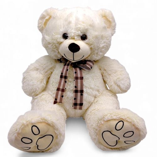 Мʼяка іграшка Ведмедик Макс 45 см.  (БІЛИЙ)  мініатюра фото 1