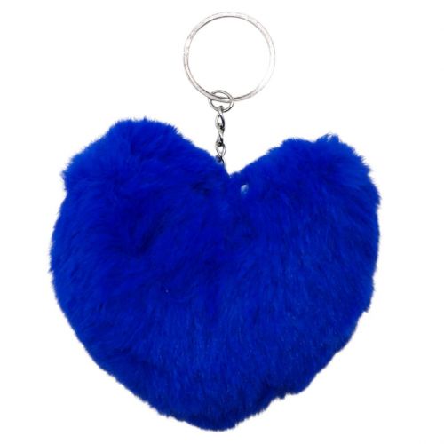 МЯГКИЙ БРЕЛОК "СЕРДЦЕ" (СИНИЙ)  мініатюра фото 1