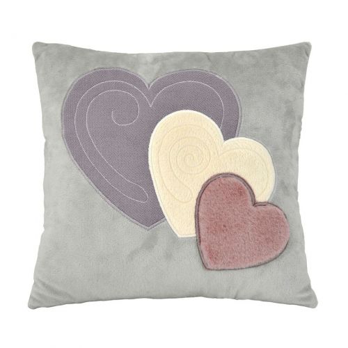 Подушка м'яка "Hearts", 33 см  мініатюра фото 1