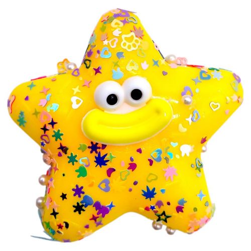Игрушка антистресс (таба) "Звездочка" 9 см (ЖЕЛТАЯ)  мініатюра фото 1