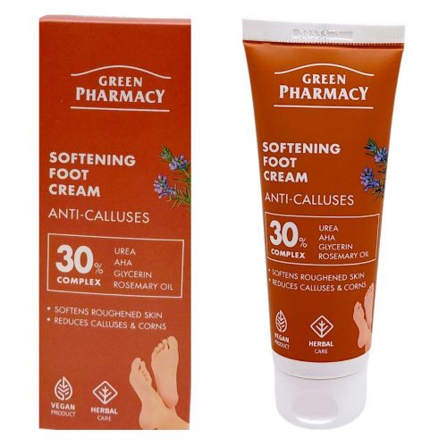 Крем-гель для ніг "Green Pharmacy" 75 мл, розмʼякшуючий  мініатюра фото 1