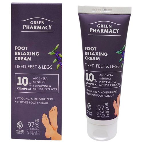 Крем-гель для ніг "Green Pharmacy" 75 мл, розслабляючий  мініатюра фото 1