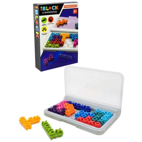 Головоломка (розвиток логіки, розумова активність) коробка 9,8х14,5х3 см  мініатюра фото 1