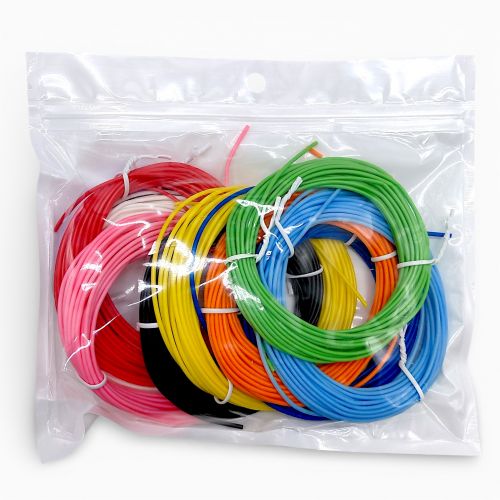 Пластик для набору 3D ручки, 10 кольорів, пакет 19*4*16,5см  мініатюра фото 1