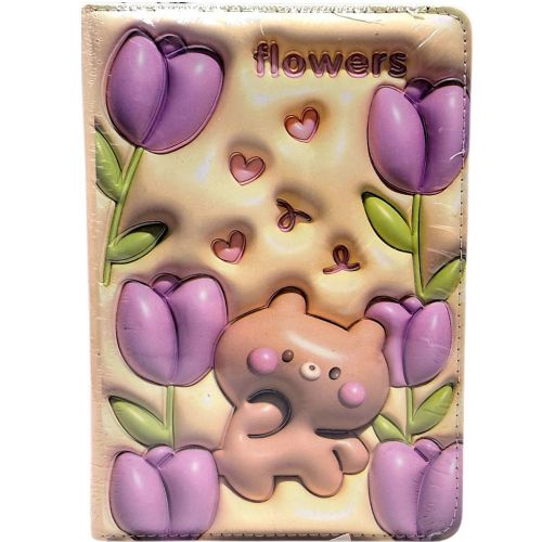 Блокнот 3D. Ведмедик , ФОРМАТ А5 (ЖОВТИЙ)  мініатюра фото 1