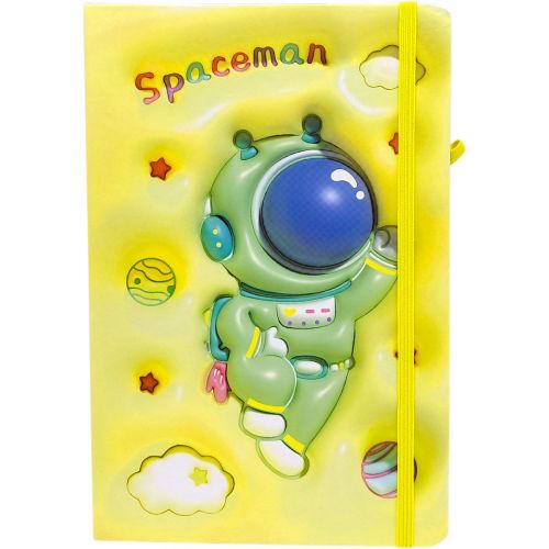 Блокнот "SPACEMAN" тверда обкладинка, А5 (ЖОВТИЙ)  мініатюра фото 1