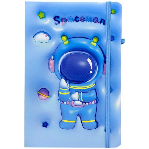 Блокнот "SPACEMAN" тверда обкладинка, А5 (БЛАКИТНИЙ)  мініатюра фото 1
