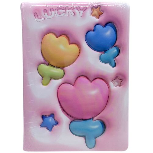 Блокнот 3D Квіти, формат а5 (РОЖЕВИЙ)  мініатюра фото 1