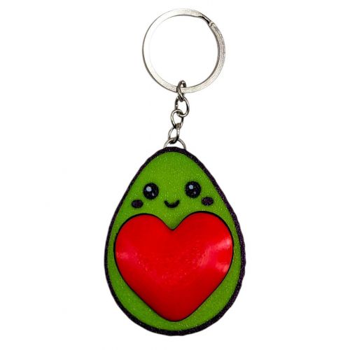 Брелок 3d друк "Авокадо-клікер"  мініатюра фото 1