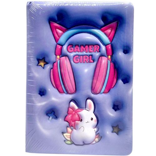 Блокнот 3D Зайчик, формат а5 (СИНІЙ)  мініатюра фото 1