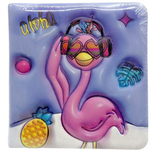 Блокнот 3D 10Х9,5 см "Фламінго" (СИНІЙ)  мініатюра фото 1