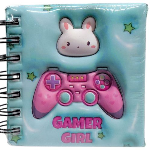 Блокнот 3D на пружине 10Х9,5 см "Кролик" (МЯТНЫЙ)  мініатюра фото 1