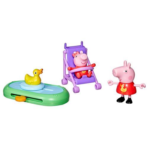 Ігровий набір Peppa Figurines серії Моменти з Пеппою – Сестрички на прогулянці  мініатюра фото 1