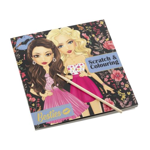 Besties Скретч-розмальовка (12 аркушів), арт.  961008  мініатюра фото 1