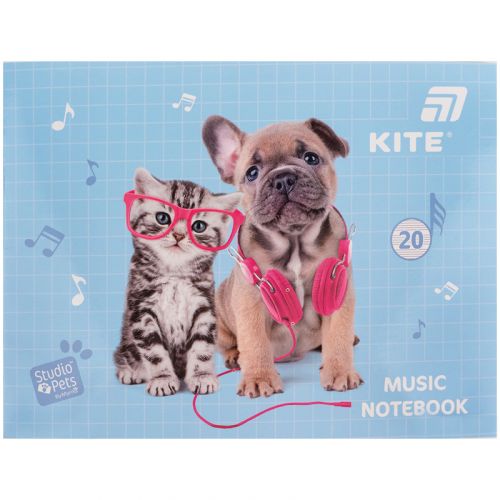 Зошит для нот А5, 20 л, SP  мініатюра фото 1