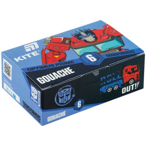 Гуаш, 6 кол. , 20 мл TF  мініатюра фото 1