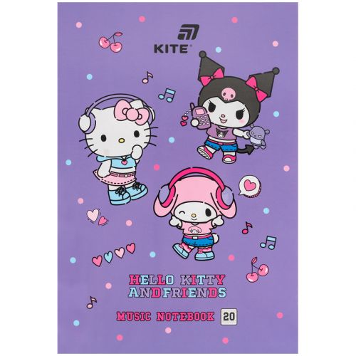 Зошит для нот А4, 20 л, HK  мініатюра фото 1