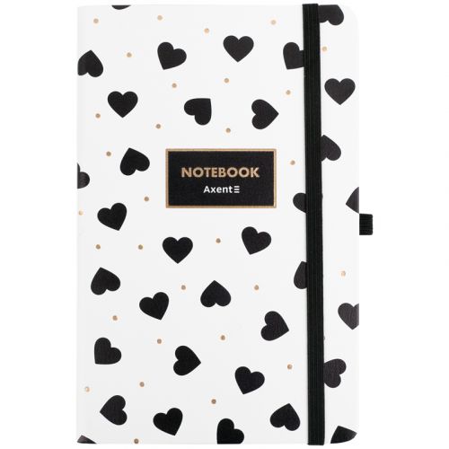 Книга записна Partner,  125*195,  96арк,  кл,  Black&White  мініатюра фото 1