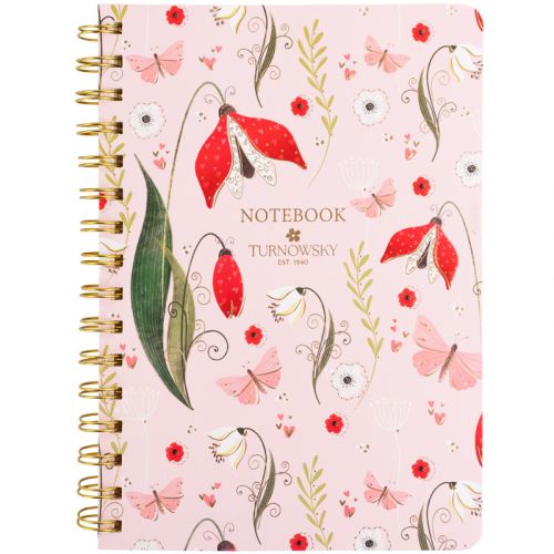 Блокнот на спіралі тв.  об. ,  А5,  80 арк, кл, TR, Secret Garden 1  мініатюра фото 1