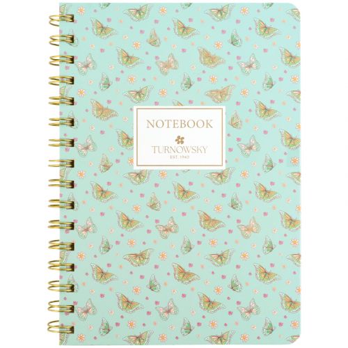 Блокнот на спіралі тв.  об. ,  А5,  80 арк, кл, TR, Morning Dew 3  мініатюра фото 1