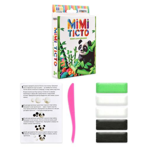 Набір для ліплення "MIMI ТІСТО.  Панда"  мініатюра фото 1