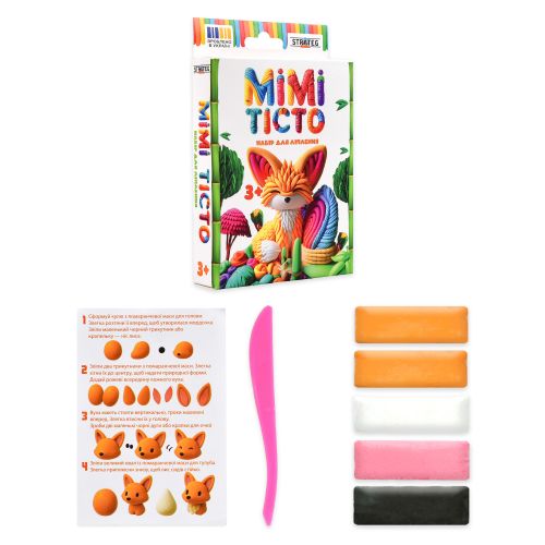 Набір для ліплення "MIMI ТІСТО.  Лисичка"  мініатюра фото 1
