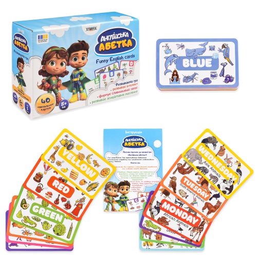 Настільна гра "Англійська абетка" (укр)  мініатюра фото 1