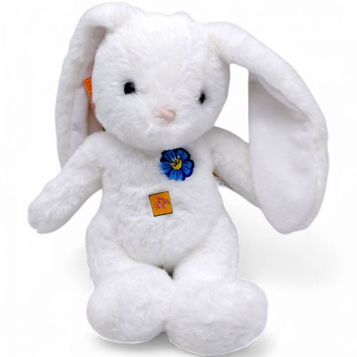 Мʼяка іграшка "Зайченя Victory" 35 см (БІЛА) фото