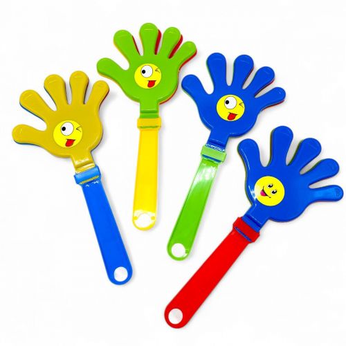 Хлопавка «Долонька» зі смайликом велика (мікс)  мініатюра фото 1