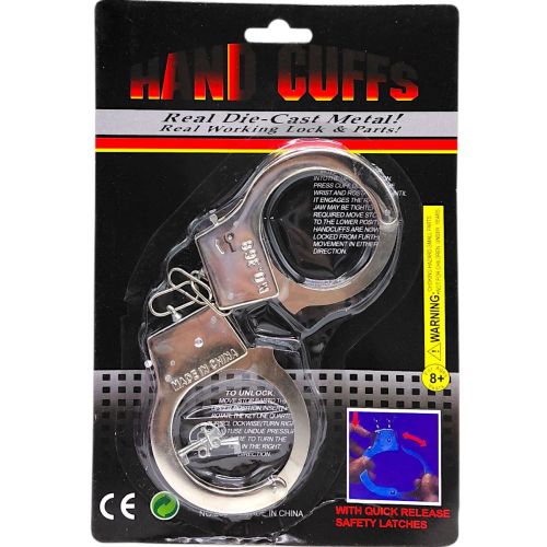 Наручники іграшкові, металеві  мініатюра фото 1