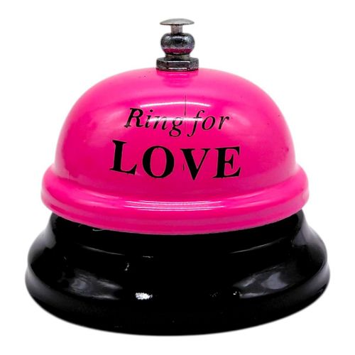 Дзвіночок настільний  LOVE (РОЖЕВИЙ)  мініатюра фото 1