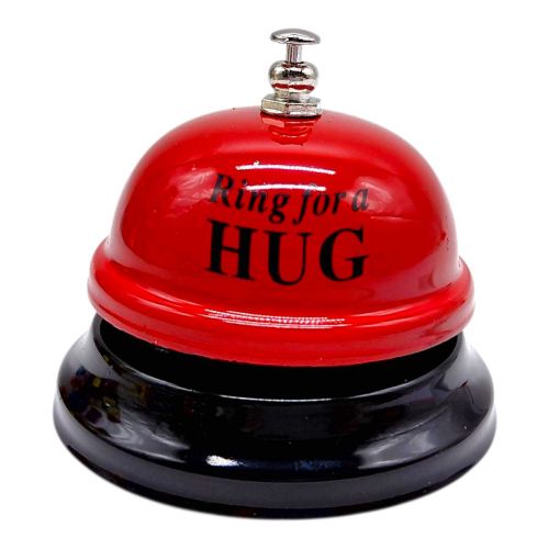 Дзвіночок настільний  HUG (ЧЕРВОНИЙ)  мініатюра фото 1