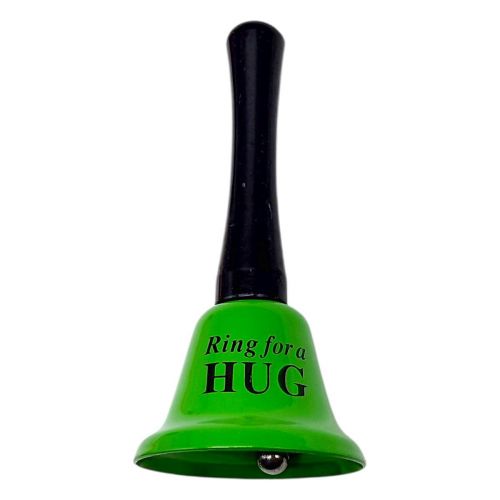 Дзвіночок довгий "HUG" 12,5 см (ЗЕЛЕНИЙ)  мініатюра фото 1