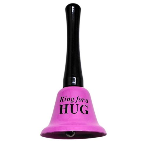 Дзвіночок довгий "HUG" 12,5 см (РОЖЕВИЙ)  мініатюра фото 1