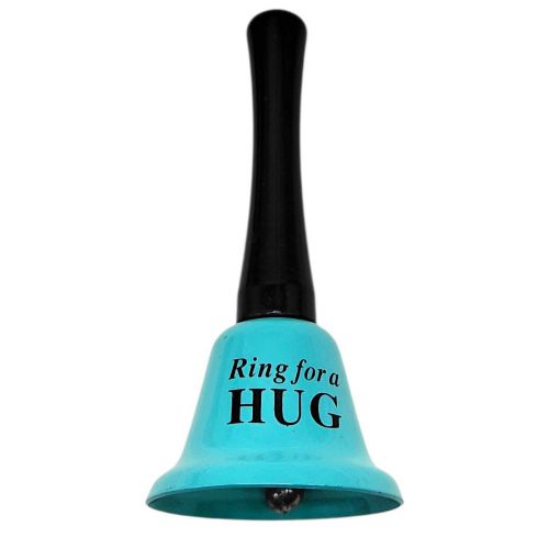 Дзвіночок довгий "HUG" 12,5 см (БІРЮЗОВИЙ)  мініатюра фото 1