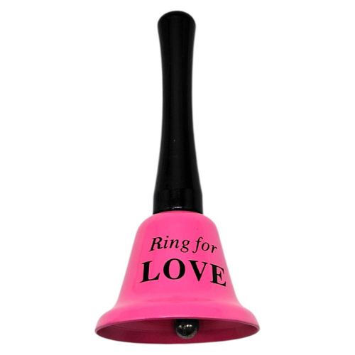 Дзвіночок довгий  "LOVE" 12,5 см (РОЖЕВИЙ)  мініатюра фото 1