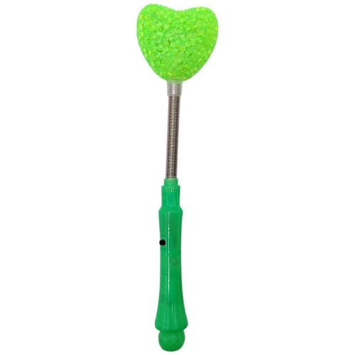 Паличка світяшка, святкова (мікс видів: сердечко, квітка, зірочка) ЗЕЛЕНА  мініатюра фото 1