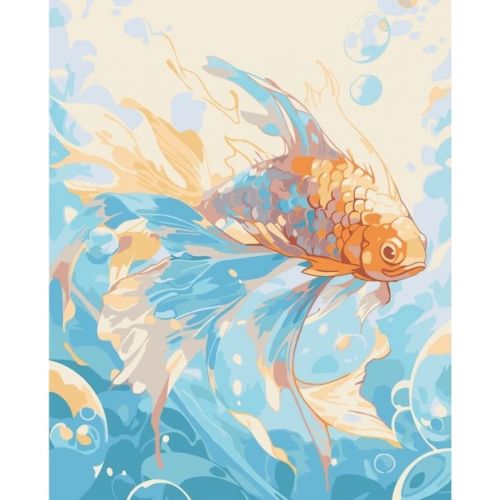 Картина за номерами "Підводна краса" 40х50 см  мініатюра фото 1