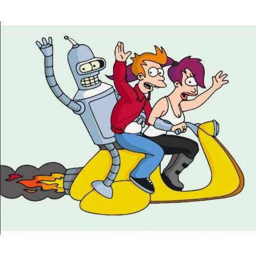 Картина за номерами "Футурама" 40х50 см  мініатюра фото 1