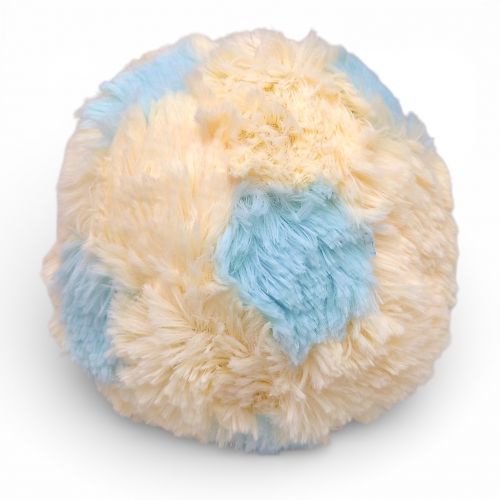 МʼЯКА ІГРАШКА-ПОДУШКА МʼЯЧИК (М) 0171 УКРАЇНА (КРЕМОВИЙ)  мініатюра фото 1