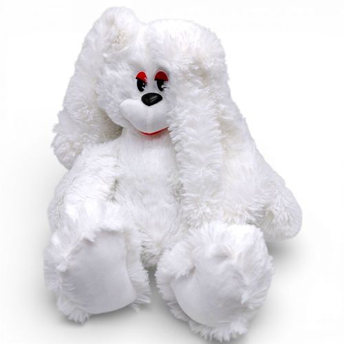 Мʼяка іграшка "Зайчик Сеня", 33 см, білий  мініатюра фото 1