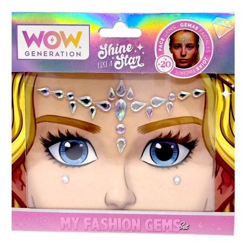 Набір стразів для обличчя МІС (БІЛІ)  мініатюра фото 1