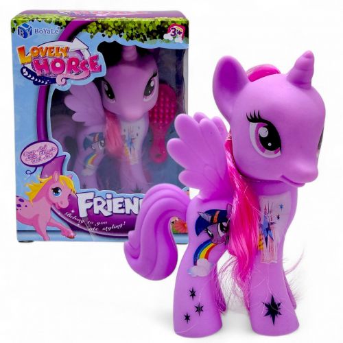 Ігрова фігурка Мила поні (ФІОЛЕТОВА)  мініатюра фото 1