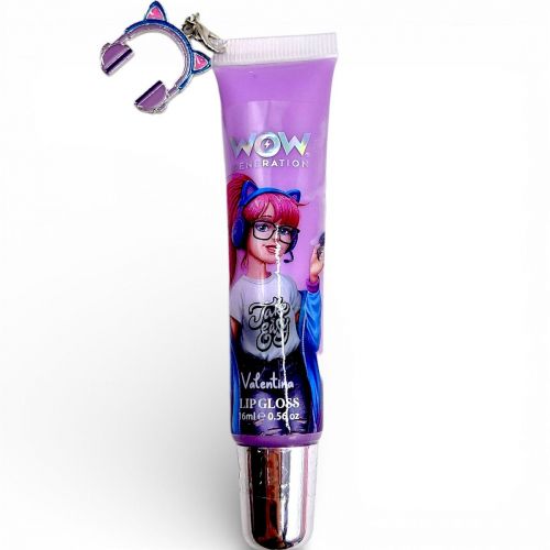 Блиск для губ із шармом "МІС" (ФІОЛЕТОВИЙ)  мініатюра фото 1