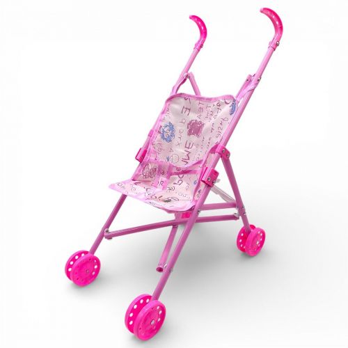 Візок-тростина для ляльок (РОЖЕВИЙ)  мініатюра фото 1