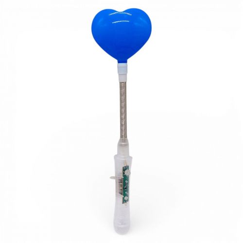 Іграшка зі світлом "Серце" 25,5 см (БЛАКИТНЕ)  мініатюра фото 1