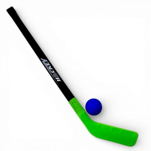 Хокейна клюшка з м`ячиком в сітці (ЧОРНА)  мініатюра фото 1
