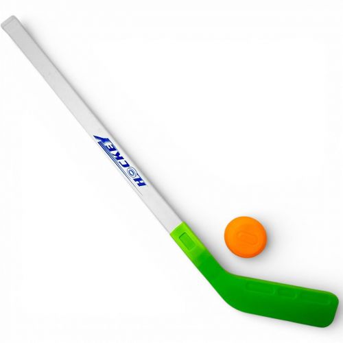 Хокейна клюшка з м`ячиком в сітці (БІЛА)  мініатюра фото 1